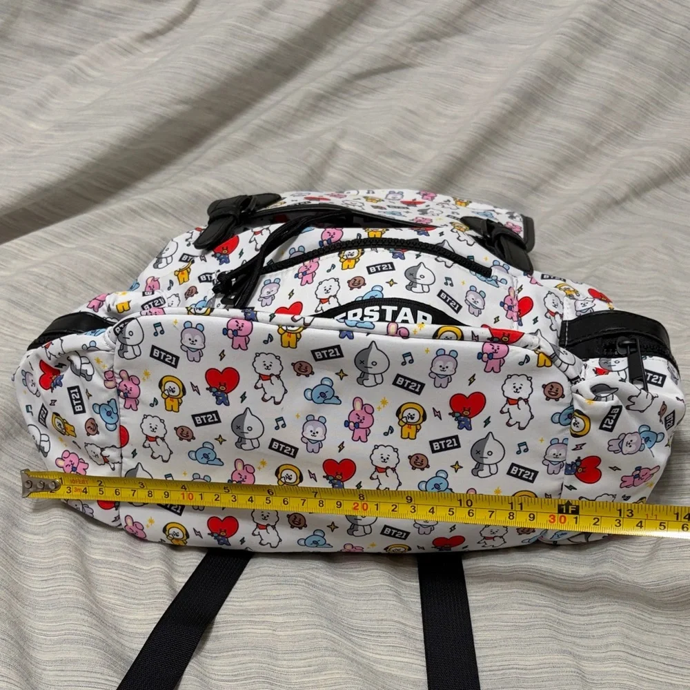 NEW BT21 Character Print Backpack - Picture 4 of 13